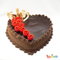 Cute Heart Chocolate cake - 1.3kg